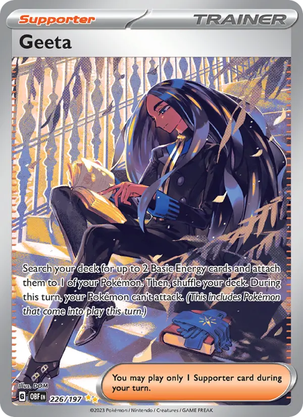 Geeta, Pokémon card
