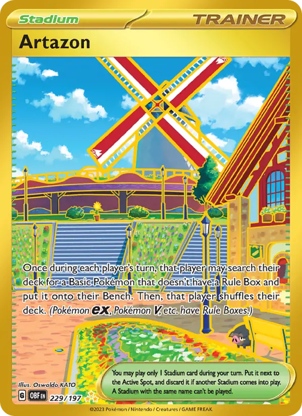 Artazon, Pokémon card