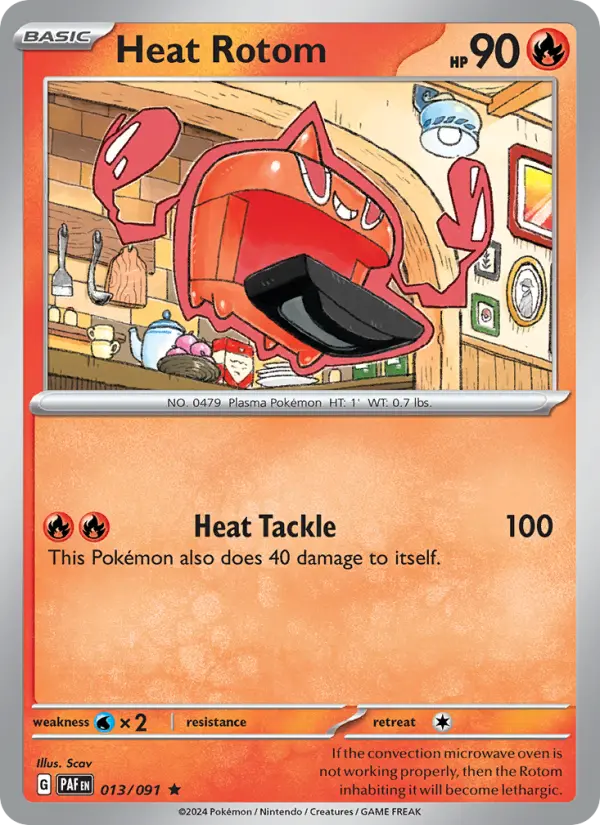 Heat Rotom, Pokémon card