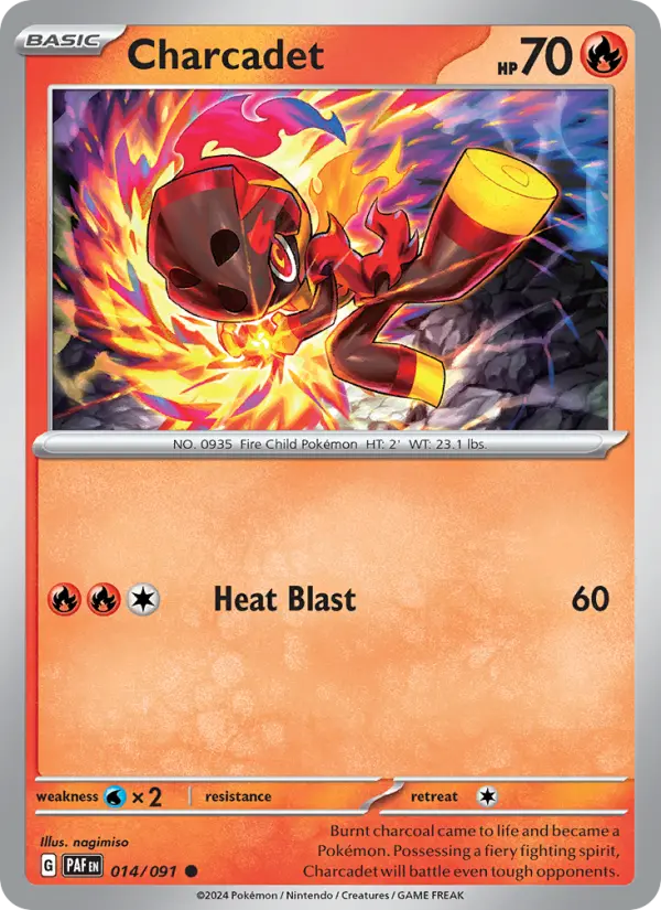 Charcadet, Pokémon card
