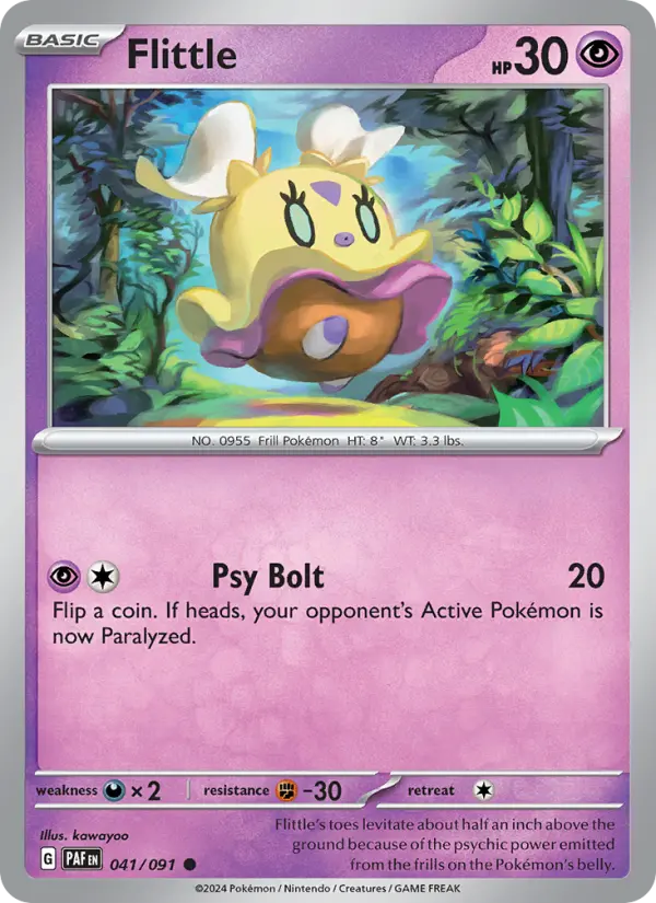 Flittle, Pokémon card