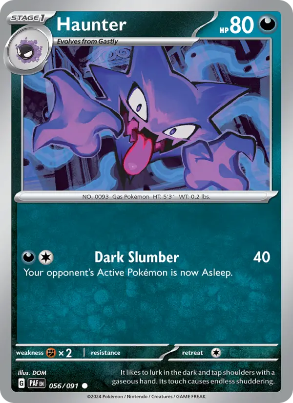 Haunter, Pokémon card