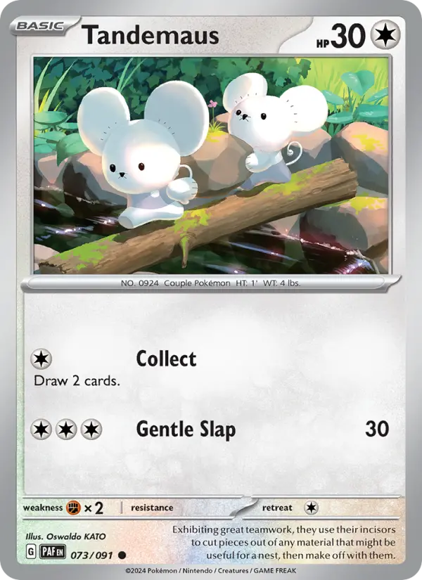 Tandemaus, Pokémon card