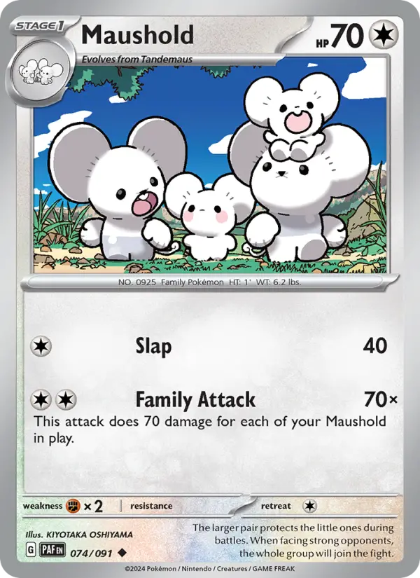 Maushold, Pokémon card