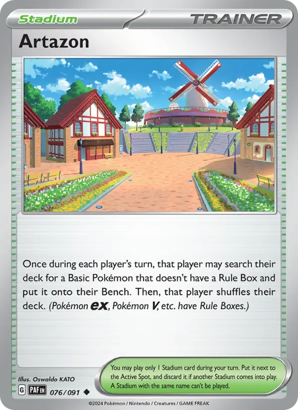 Artazon, Pokémon card