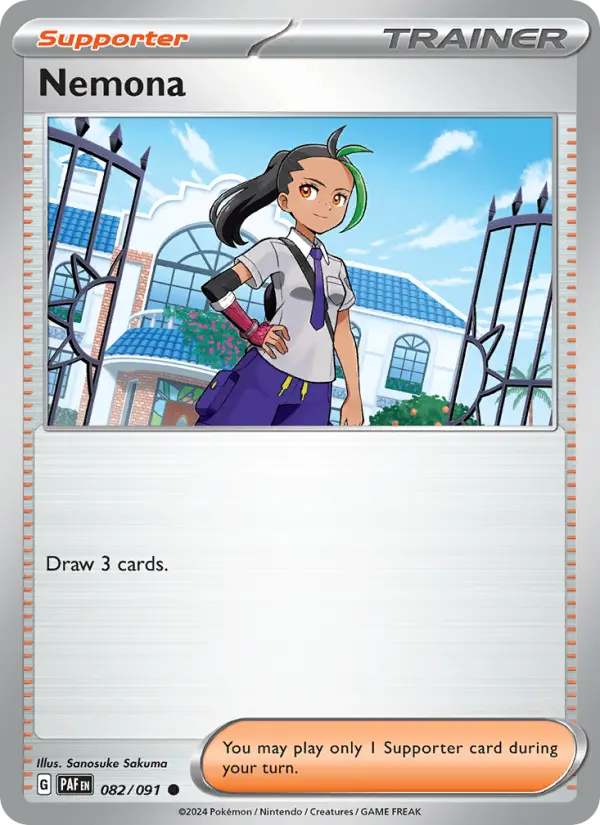 Nemona, Pokémon card