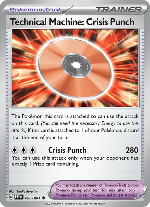 Technical Machine: Crisis Punch, Pokémon card