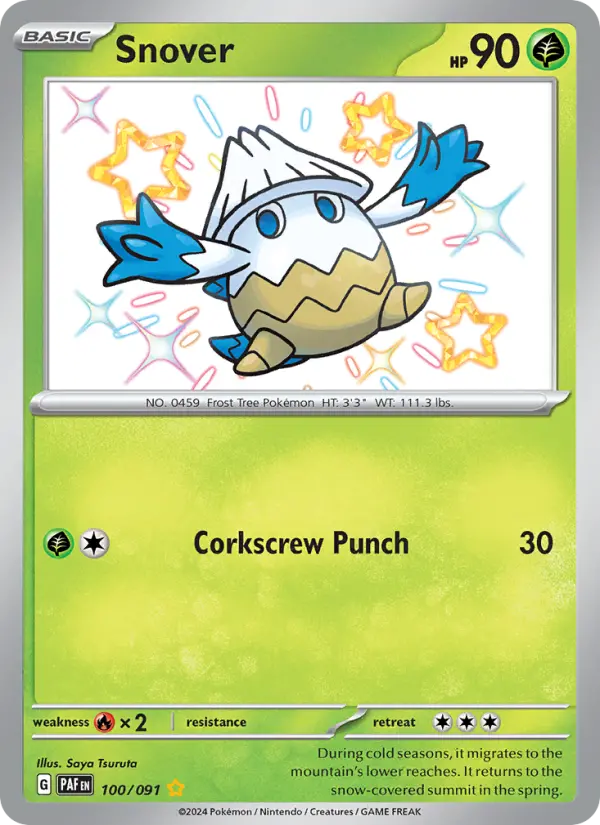 Snover, Pokémon card