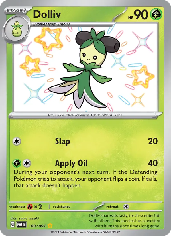 Dolliv, Pokémon card