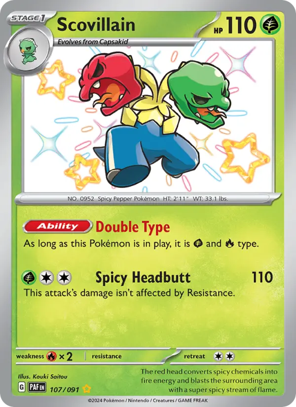 Scovillain, Pokémon card