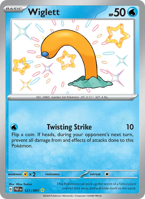 Wiglett, Pokémon card