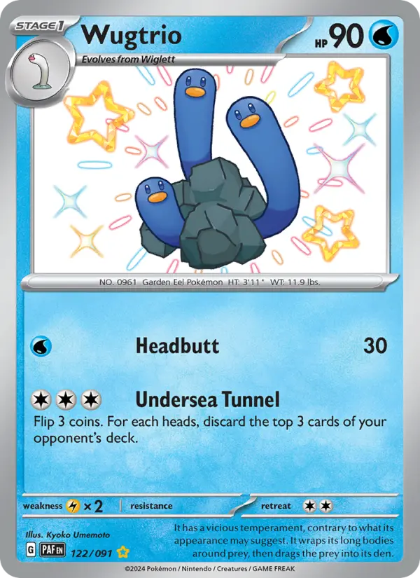 Wugtrio, Pokémon card