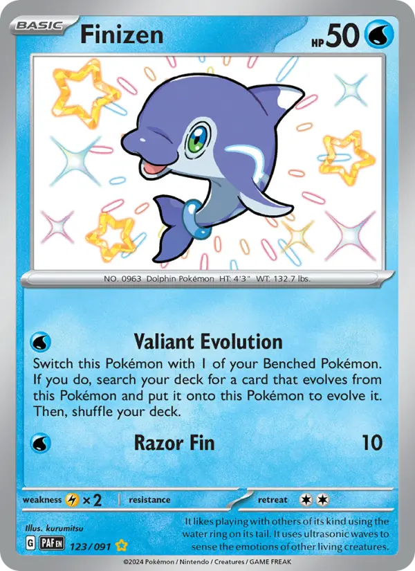Finizen, Pokémon card