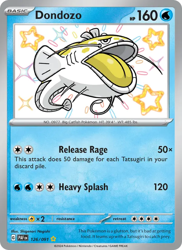 Dondozo, Pokémon card
