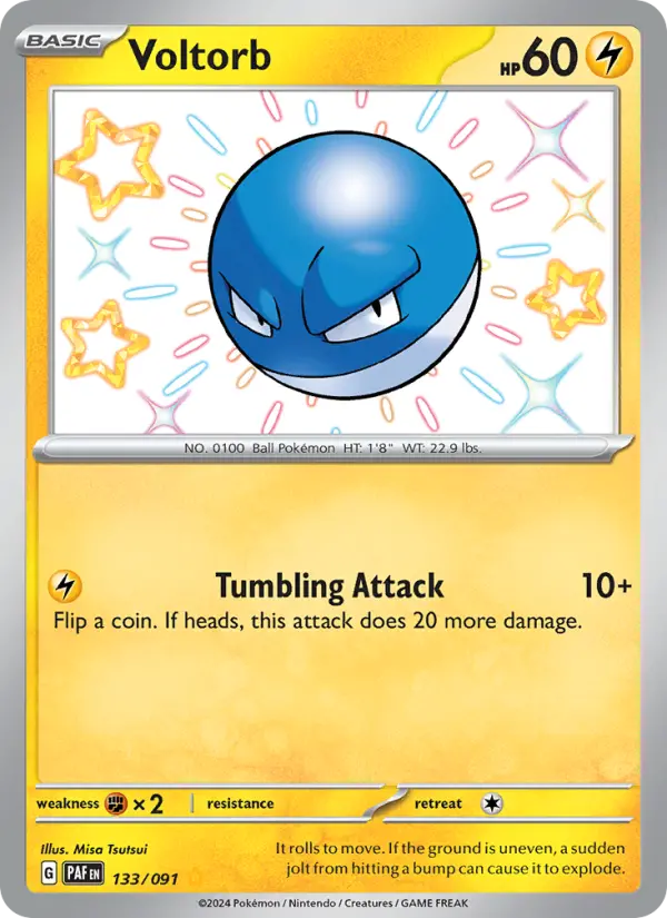 Voltorb, Pokémon card