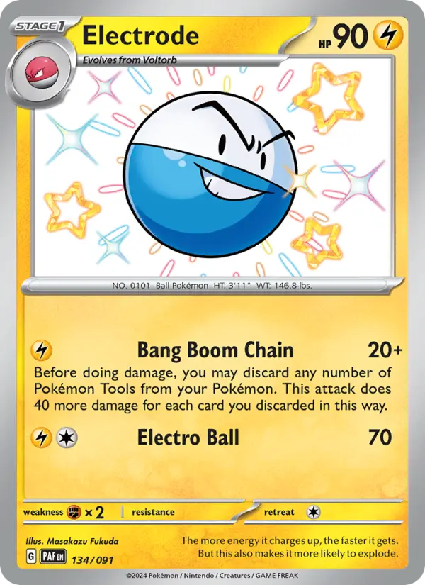 Electrode, Pokémon card
