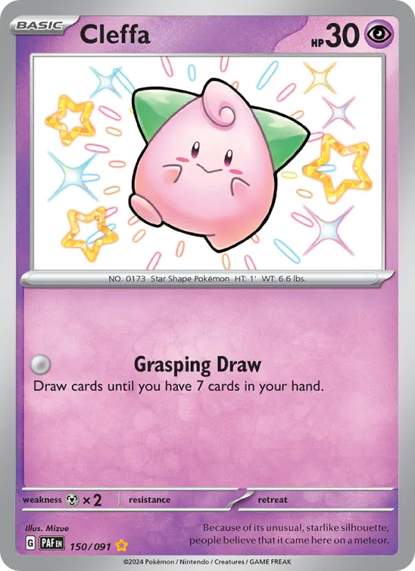 Cleffa, Pokémon card