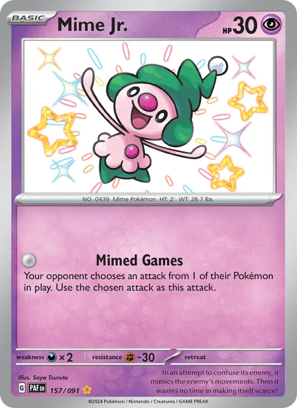 Mime Jr., Pokémon card