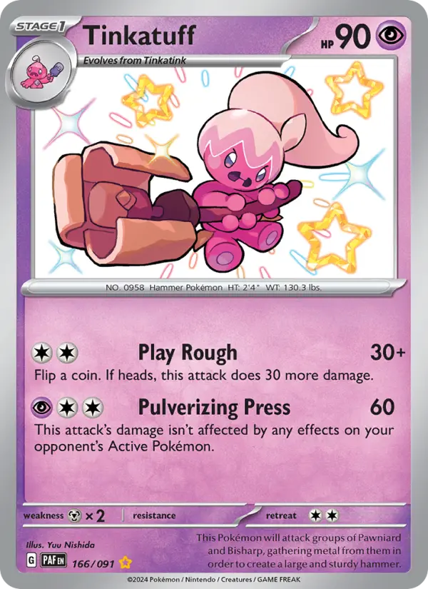 Tinkatuff, Pokémon card