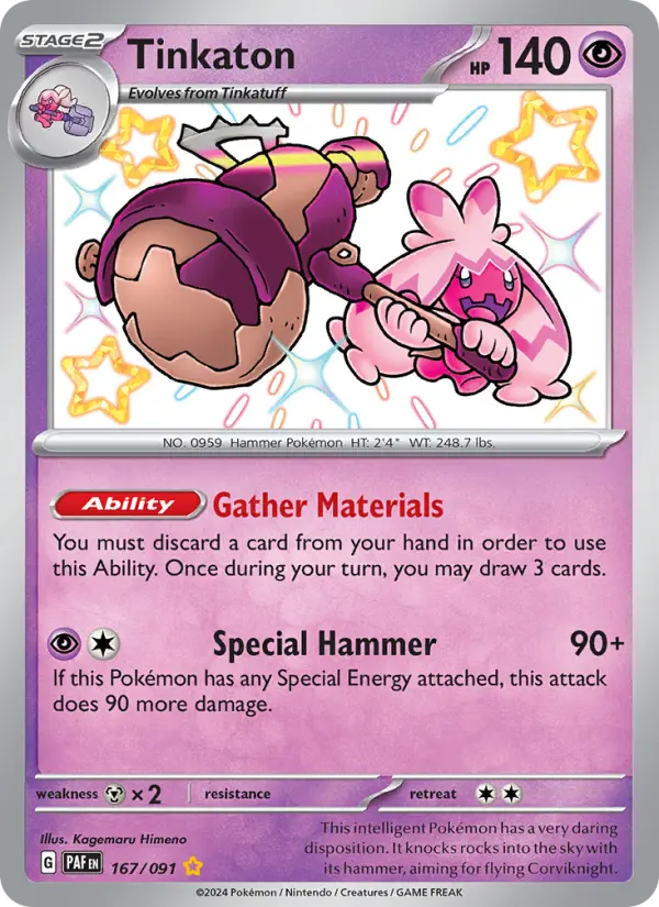Tinkaton, Pokémon card