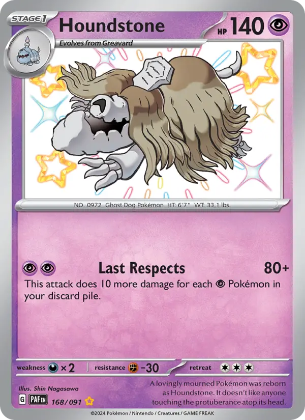 Houndstone, Pokémon card