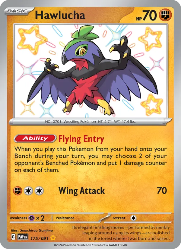 Hawlucha, Pokémon card