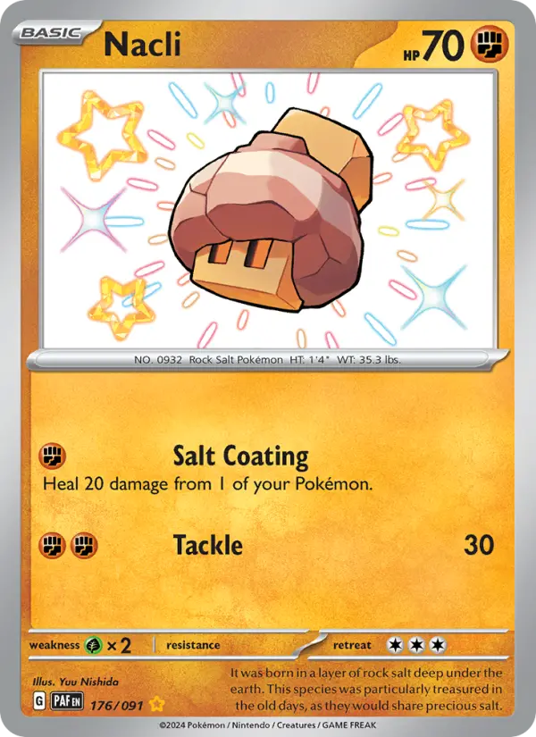 Nacli, Pokémon card
