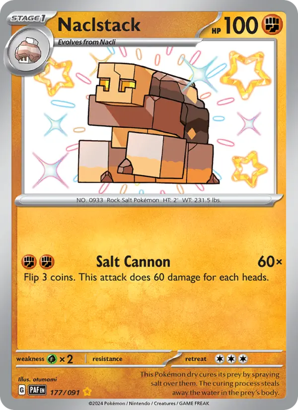 Naclstack, Pokémon card