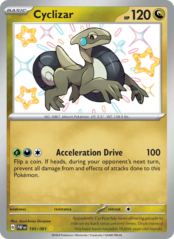 Cyclizar, Pokémon card