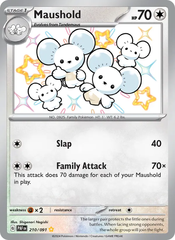 Maushold, Pokémon card