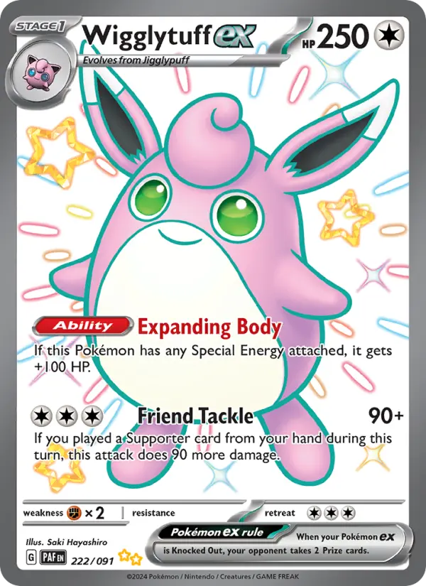 Wigglytuff ex, Pokémon card