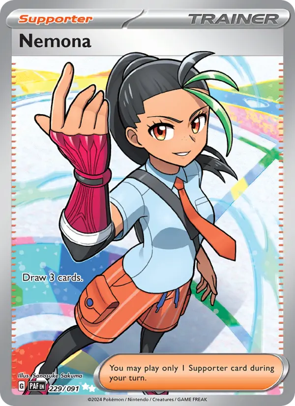 Nemona, Pokémon card
