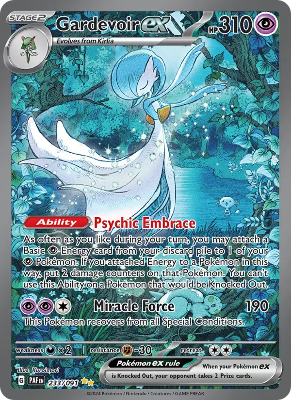 Gardevoir ex, Pokémon card