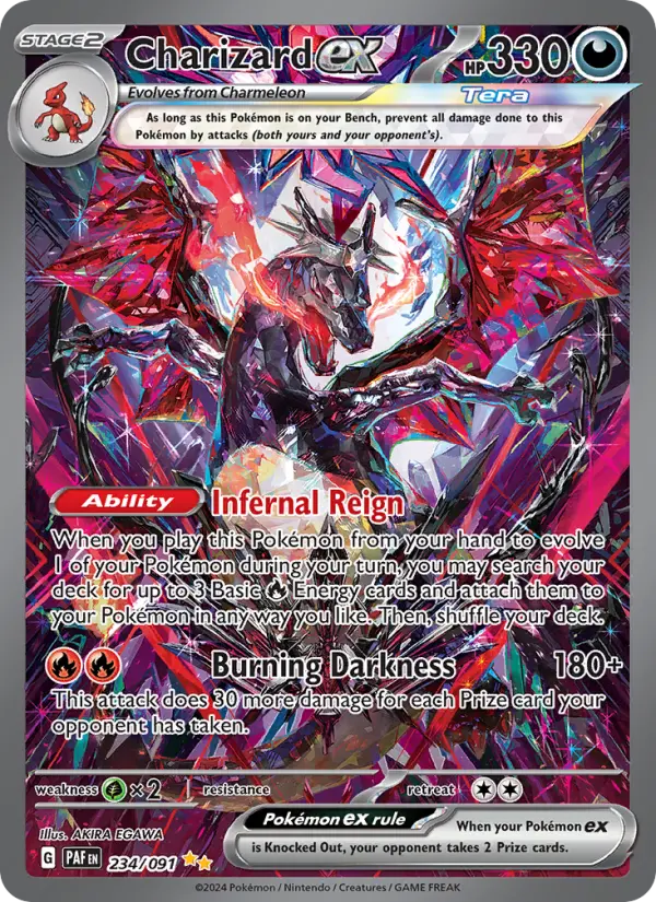 Charizard ex, Pokémon card