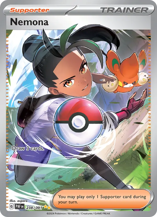 Nemona, Pokémon card