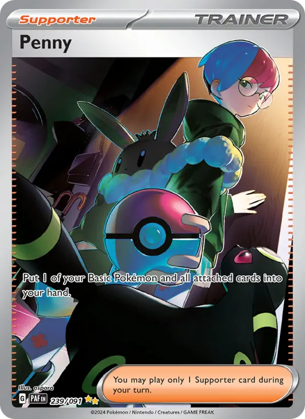 Penny, Pokémon card