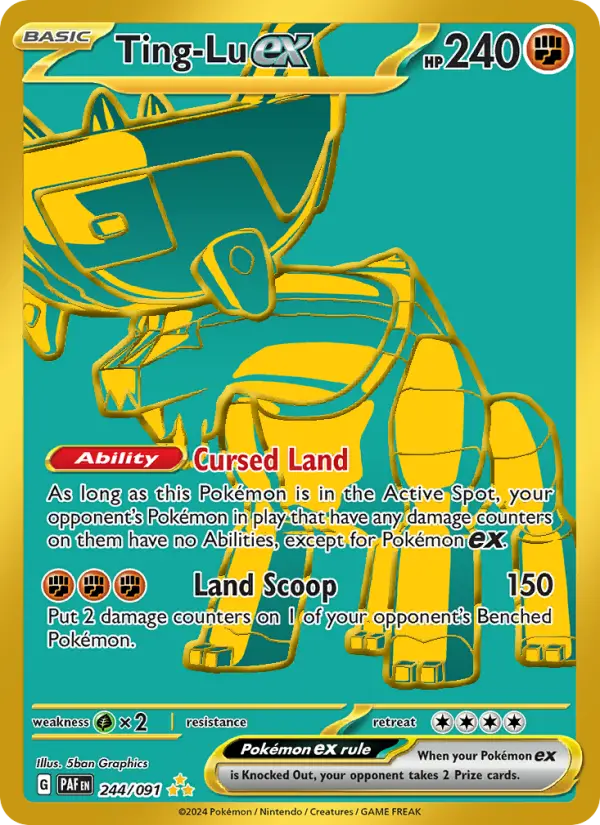 Ting-Lu ex, Pokémon card