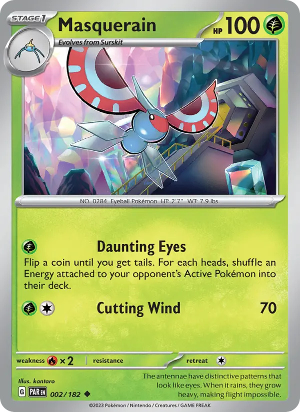 Masquerain, Pokémon card