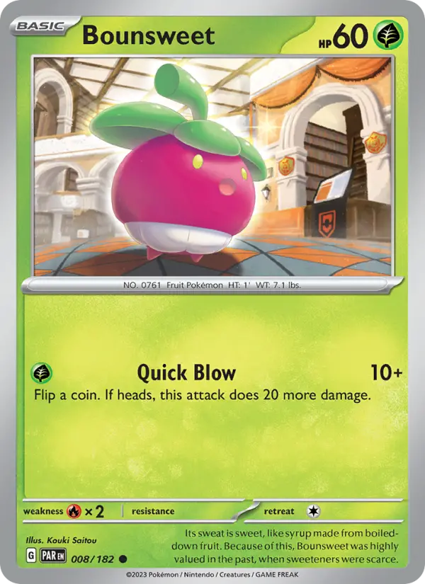Bounsweet, Pokémon card