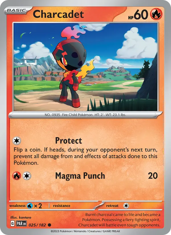 Charcadet, Pokémon card