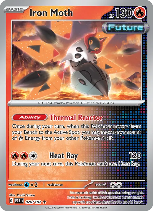 Iron Moth, Pokémon card