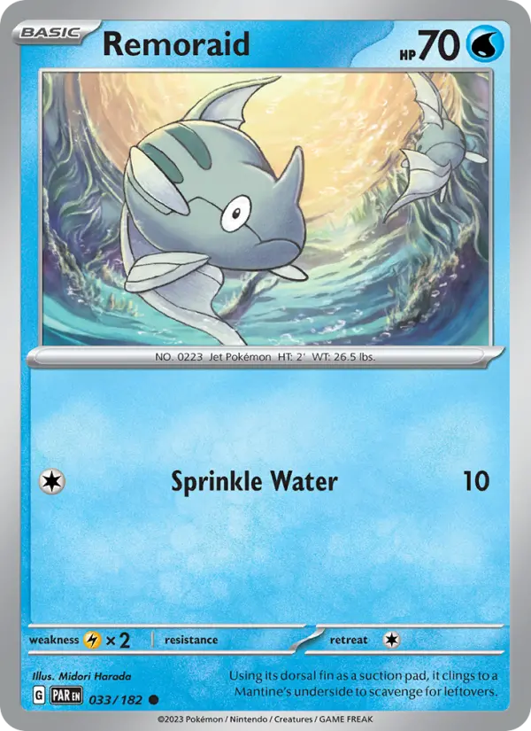 Remoraid, Pokémon card