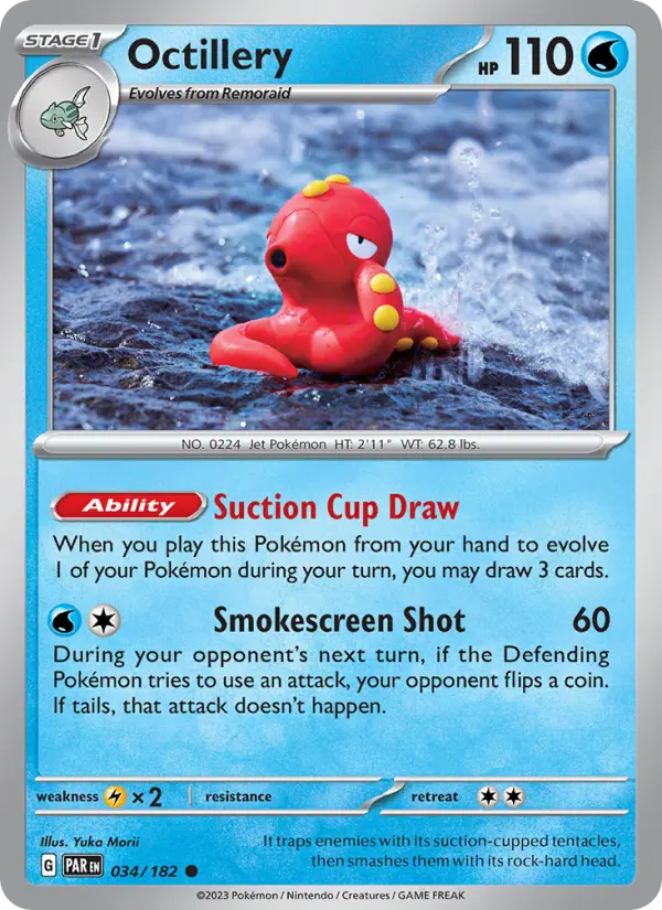Octillery, Pokémon card