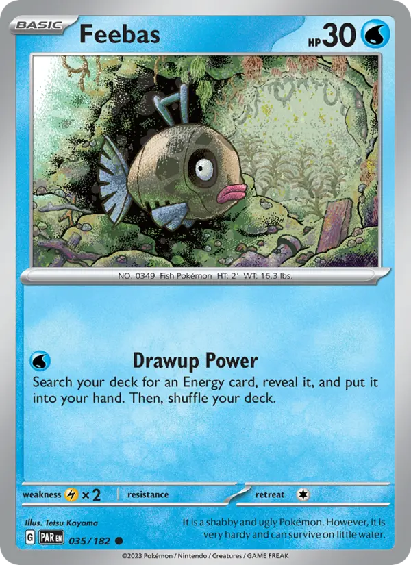 Feebas, Pokémon card