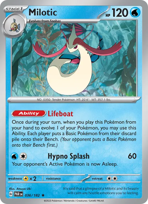 Milotic, Pokémon card