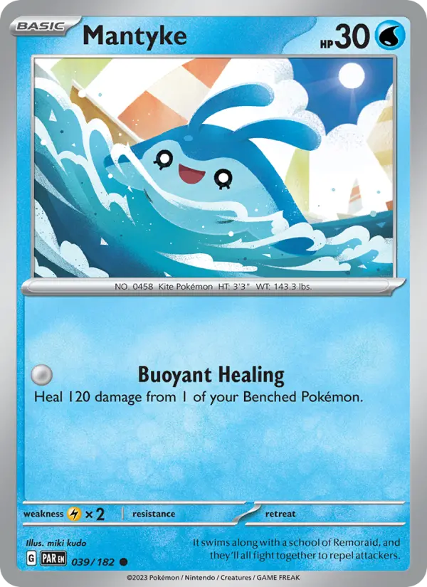 Mantyke, Pokémon card
