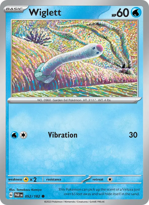 Wiglett, Pokémon card
