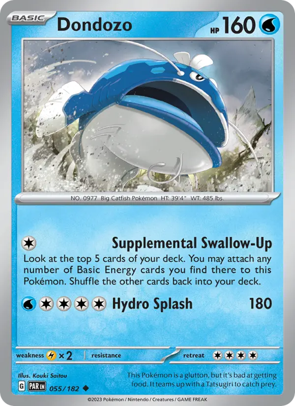 Dondozo, Pokémon card