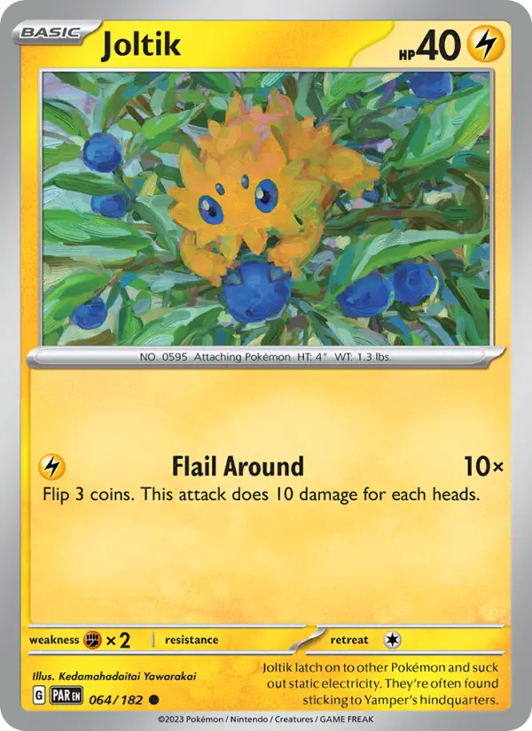 Joltik, Pokémon card
