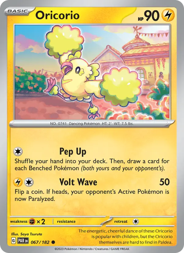 Oricorio, Pokémon card